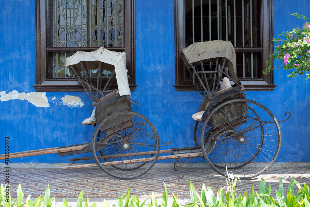 Cheong Fatt Tze Mansion in Georgetown, Penang, Malaysia ペナン島のブルーマンション Cheong Fatt Tze Mansion in Georgetown, Penang, Malaysia ペナン島のブルーマンション