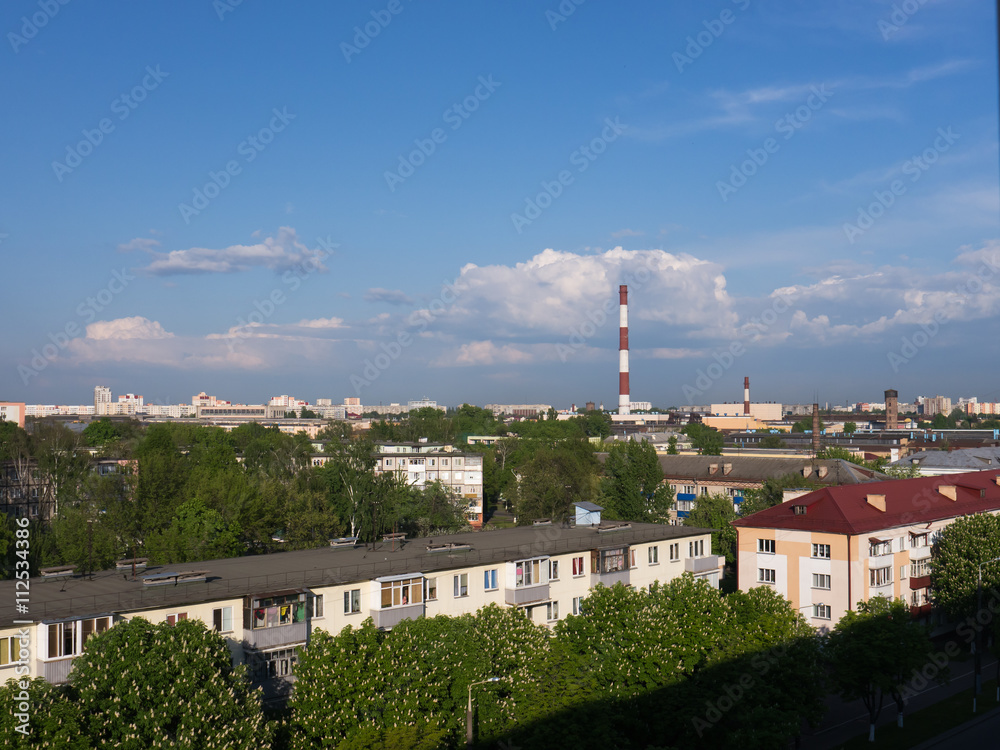 Obraz premium The Factory chimneys.
