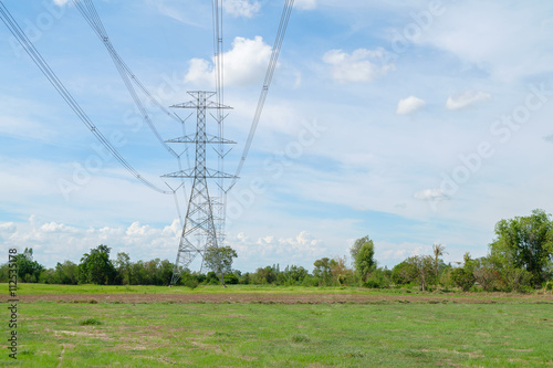 High voltage poles
