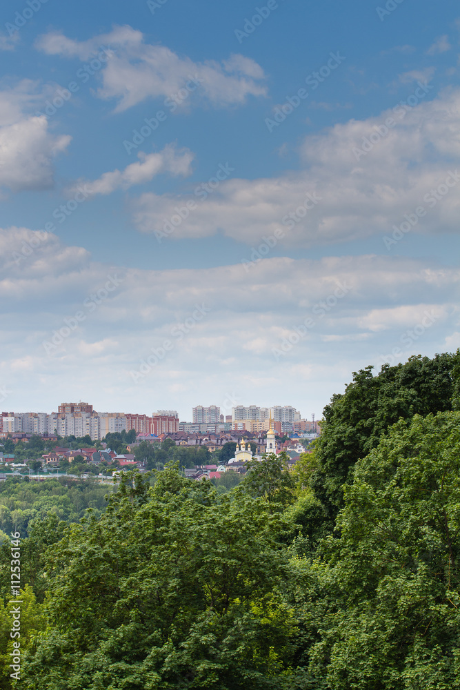 The landscape of the city of Kaluga