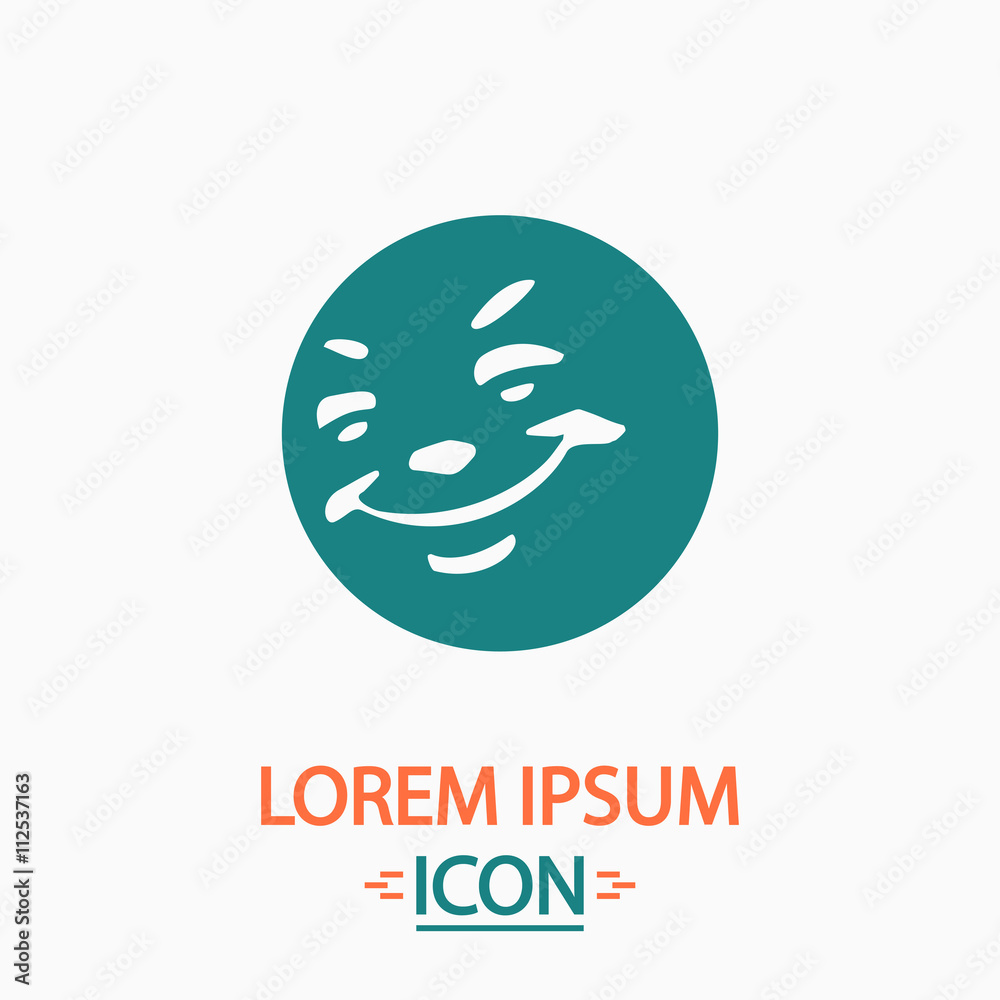 Obraz premium Happy face computer symbol
