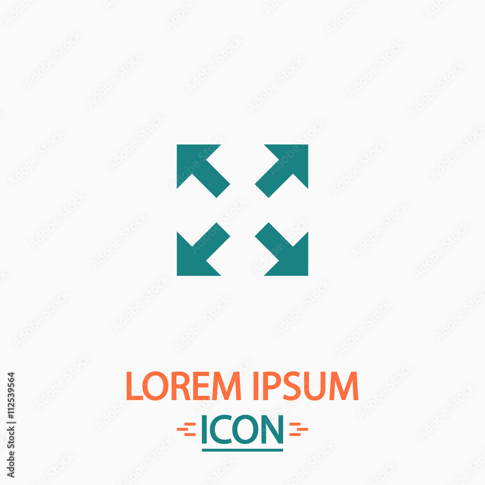 four arrows computer symbol four arrows computer symbol