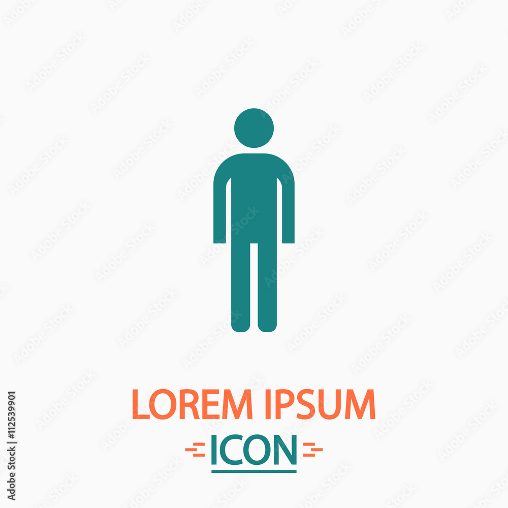 men computer symbol men computer symbol