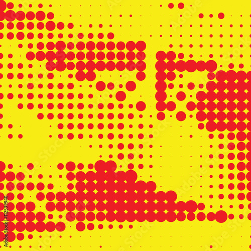 Abstract Creative concept vector comics pop art style blank layout template with clouds beams and isolated dots pattern on background. For Web and Mobile Applications, illustration template design
