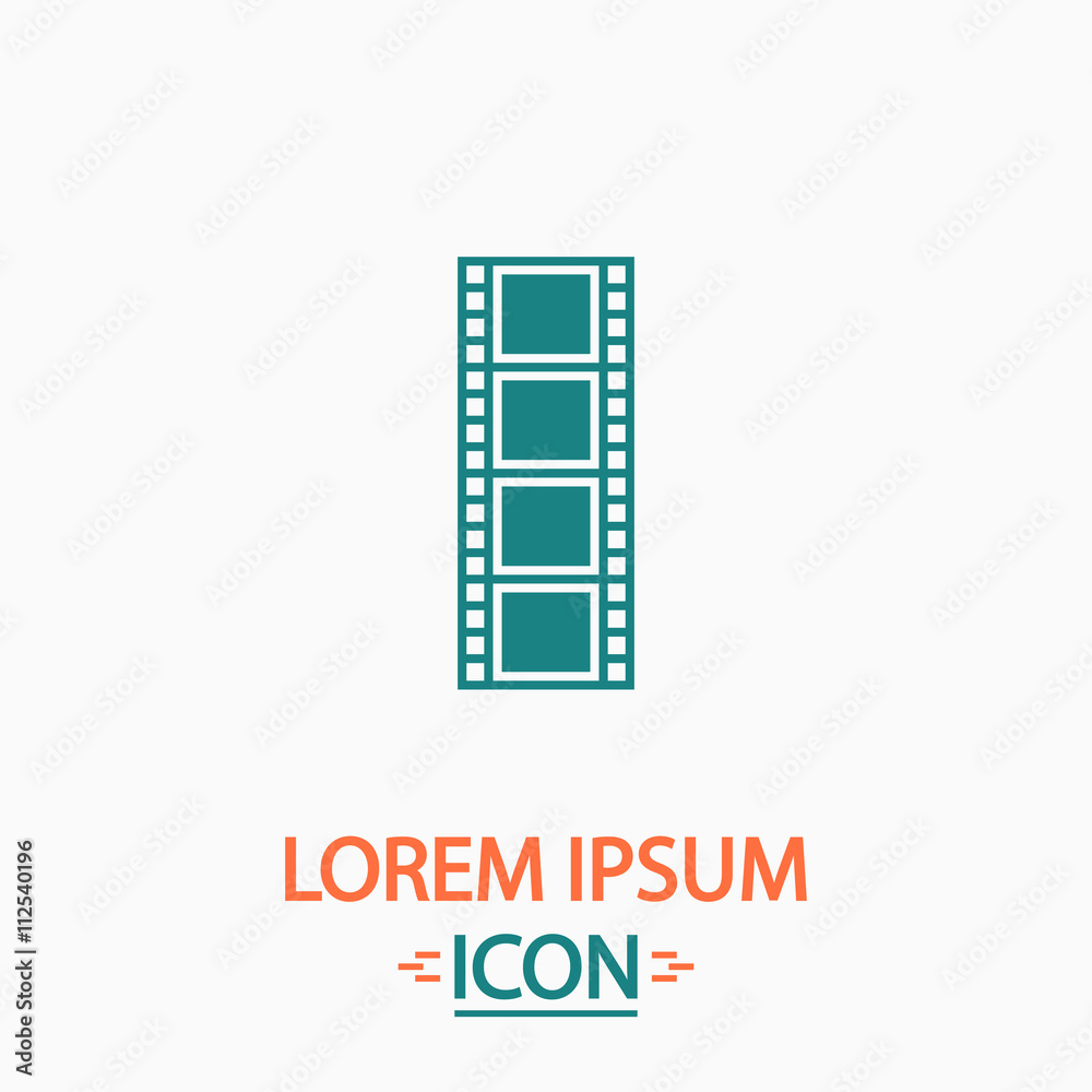 Film strip computer symbol Film strip computer symbol