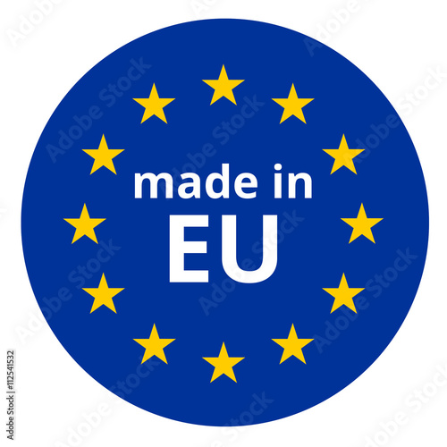 Europe Stars Blue Flag Symbol
