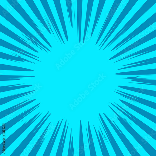 Abstract Creative concept vector comics pop art style blank layout template with clouds beams and isolated dots pattern on background. For Web and Mobile Applications, illustration template design