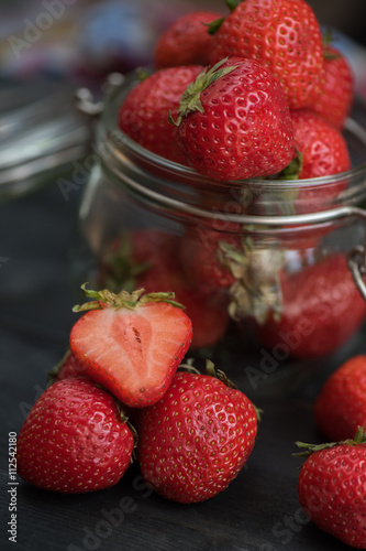 Fresh ripe strawberry