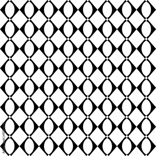 Design seamless monochrome geometric pattern
