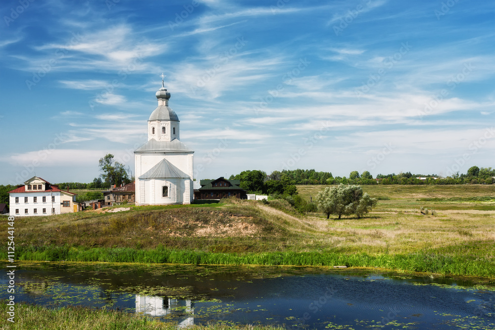 Suzdal, Ilinsky church  in summer. Russia