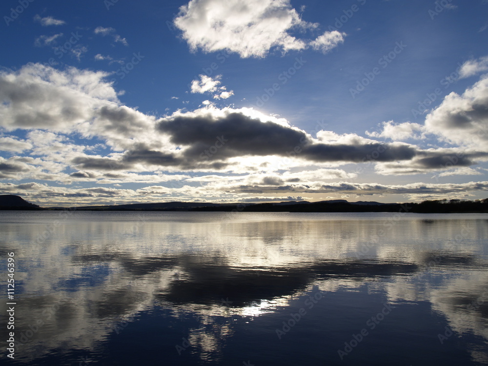 A reflective moment on a Scottish Loch.