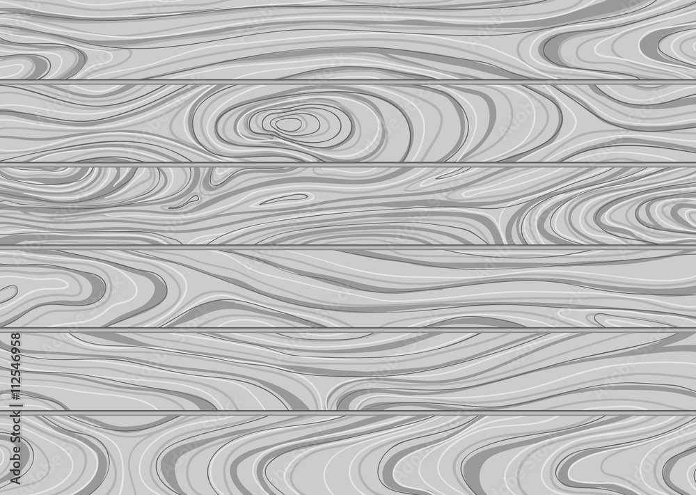 Wood board vector by hand drawing