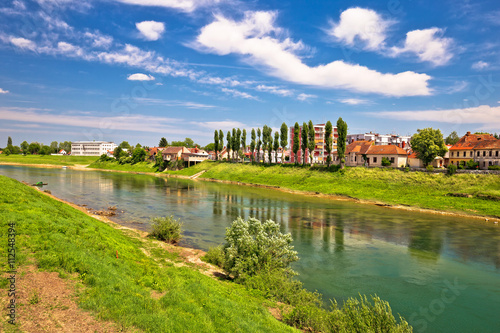 River Kupa in town of Karlovac photo