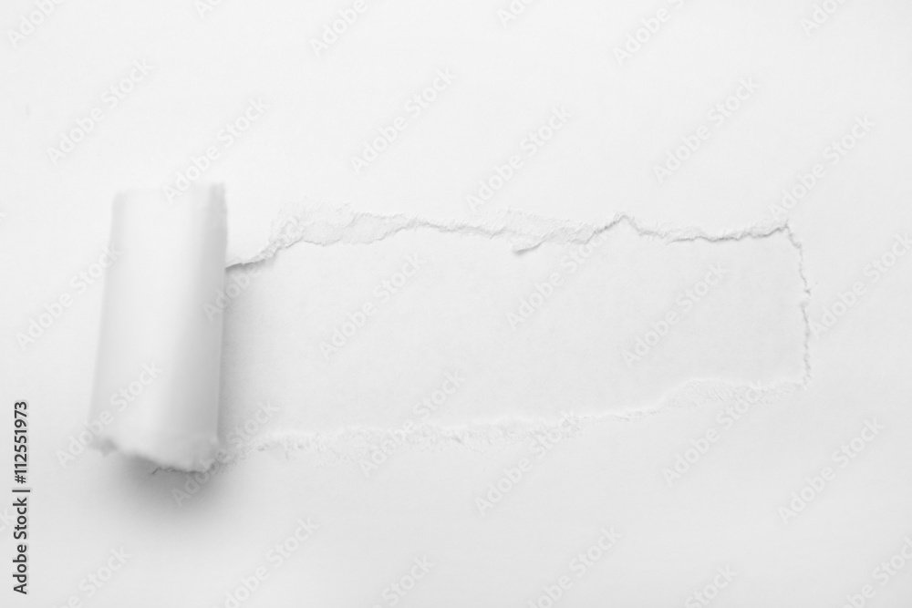 Obraz premium Hole in paper