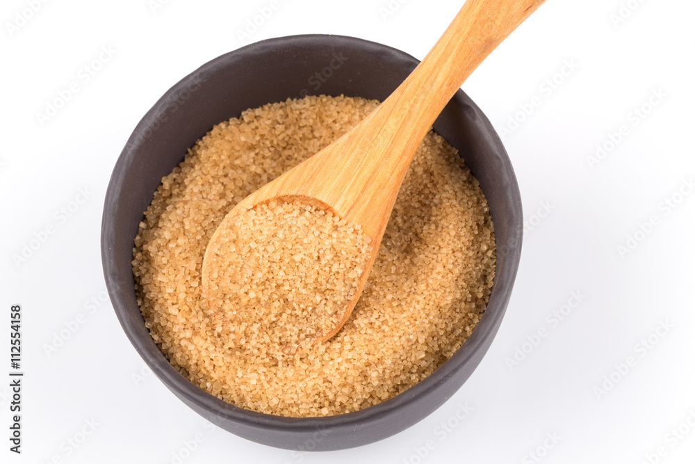 brown sugar in a dark bowl brown sugar in a dark bowl