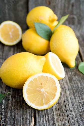 Fresh juicy lemons
