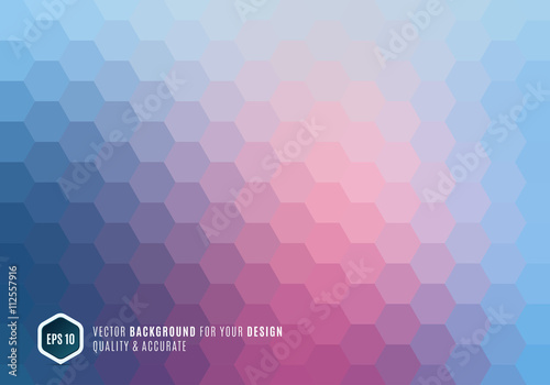 Modern Abstract geometric background with blue triangles for bus