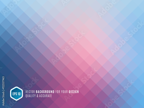 Modern Abstract geometric background with blue triangles for bus