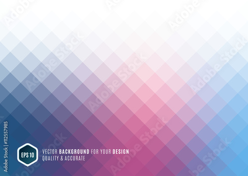 Modern Abstract geometric background with blue triangles for bus