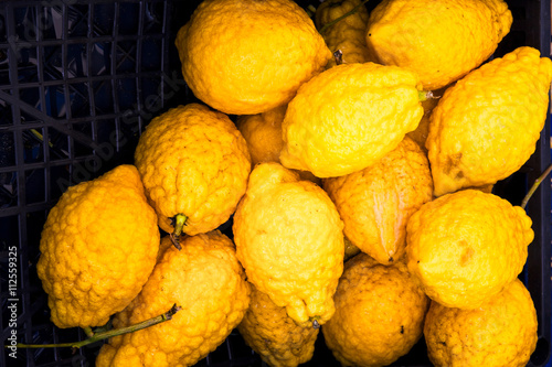 Fruit Market, Amalfi Coast, Citrons, (Citrus Medica)