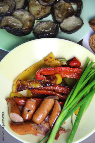 Mix of grilled vegetables