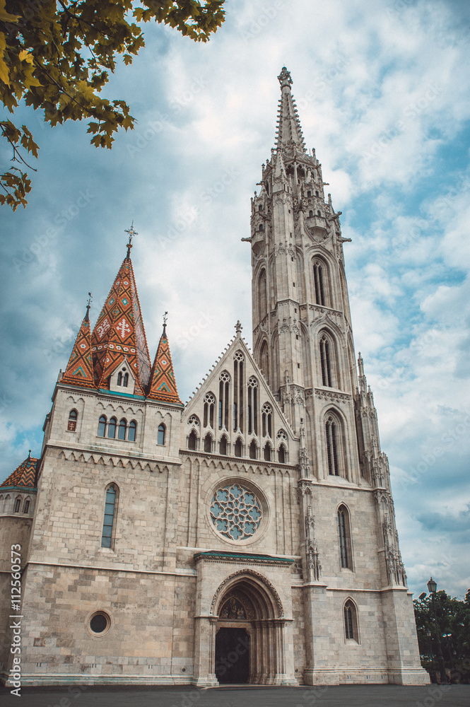 Roman Catholic Matthias Church in the heart of Budapest, Hungary
