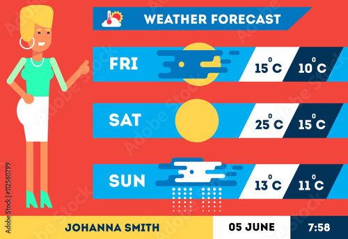 TV weather woman reporter