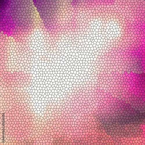 Abstract coloring yellow orange gradients background with visual cubism,stained glass and lens flare effects