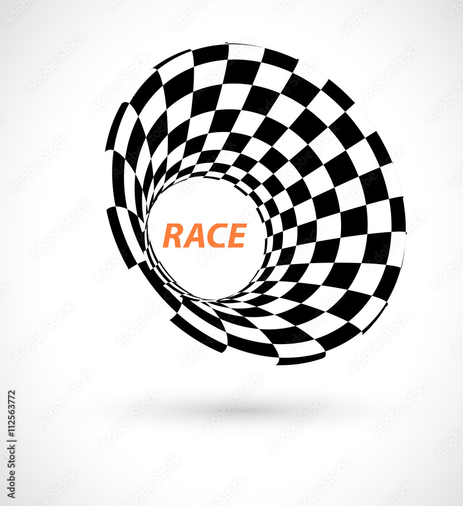 Racing square background, vector illustration abstraction in race car ...