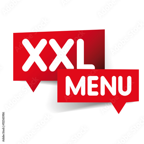 XXL Menu label set