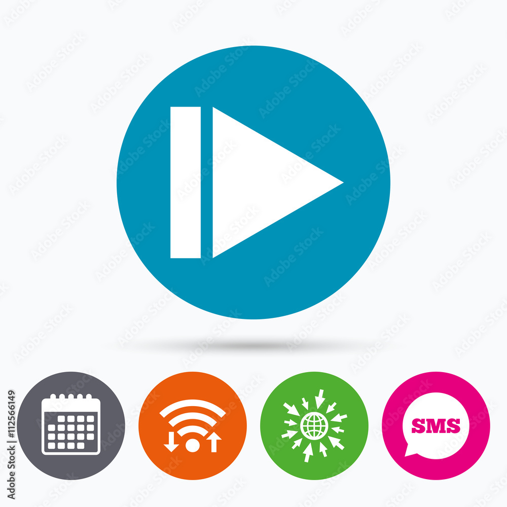 Arrow sign icon. Next button. Navigation symbol Arrow sign icon. Next button. Navigation symbol