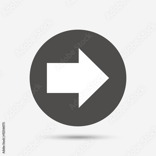 Free Download Arrow sign icon. Next button. Navigation symbol - GFXLoad