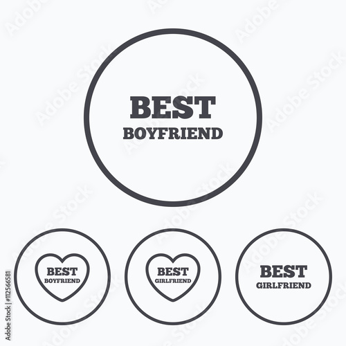 Best boyfriend and girlfriend icons.