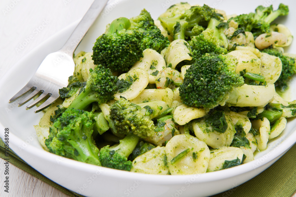 Orecchiette pasta with broccoli