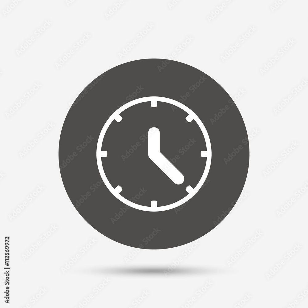 Clock sign icon. Mechanical clock symbol. Clock sign icon. Mechanical clock symbol.