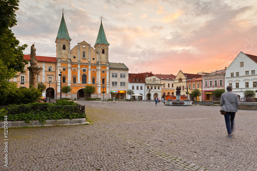 Foto Town hall in the main square of Zilina in central Slovakia.