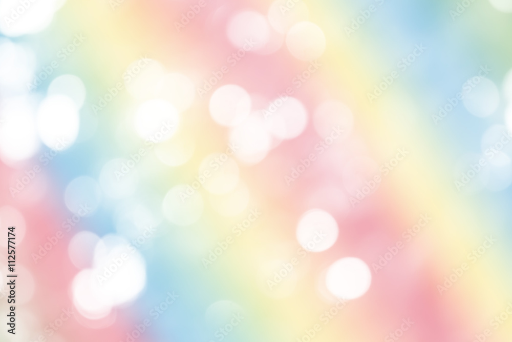 Dream rainbow color light background