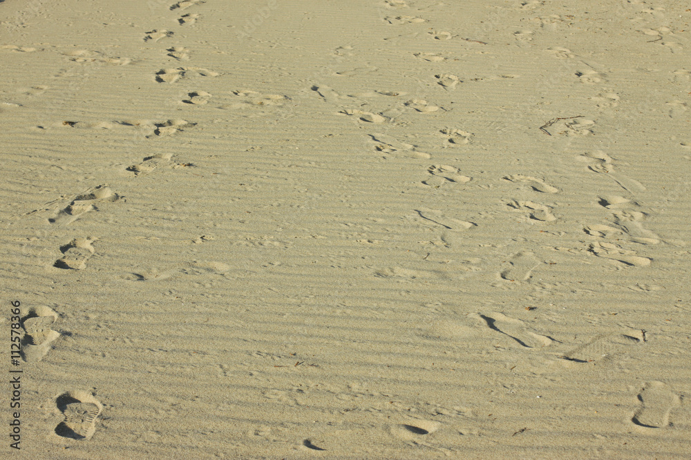 sand, texture, traces of human sand, texture, traces of human