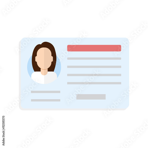 Car driver license woman