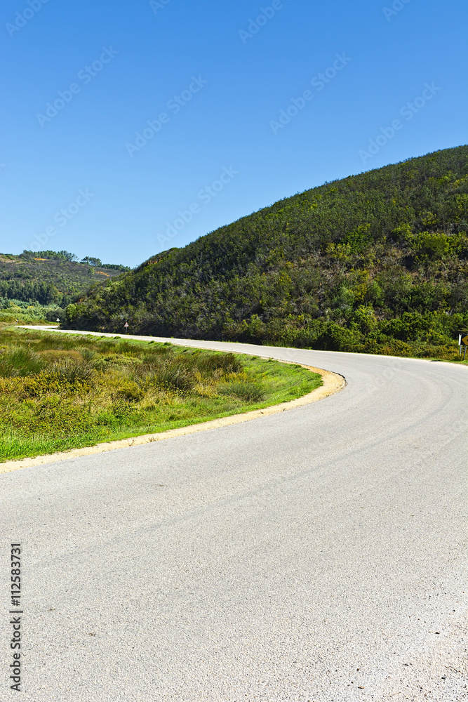Asphalt Road in Portugal