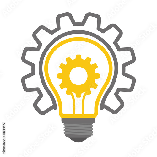 Innovate disign. Idea icon. Flat illustration , vector