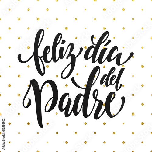 Feliz Dia del Padre Father Day greeting card in Spanish