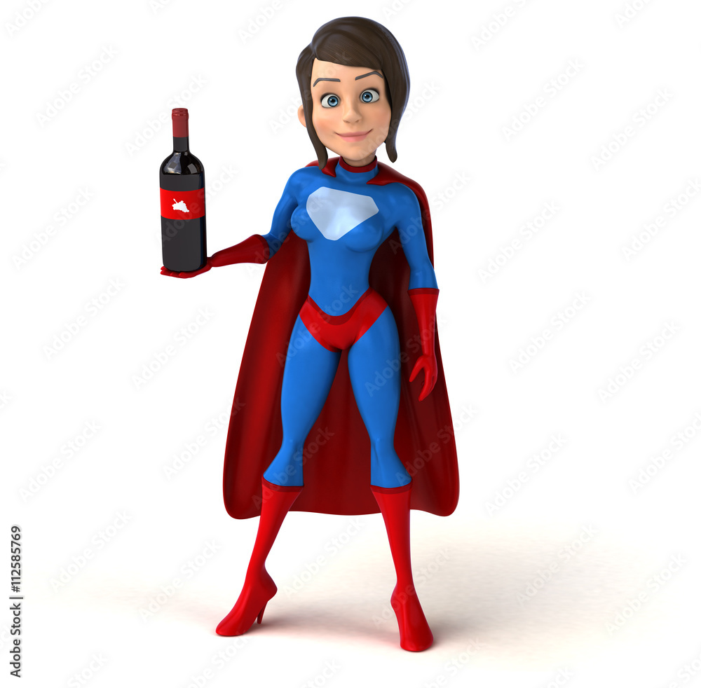 Fototapeta premium Super woman