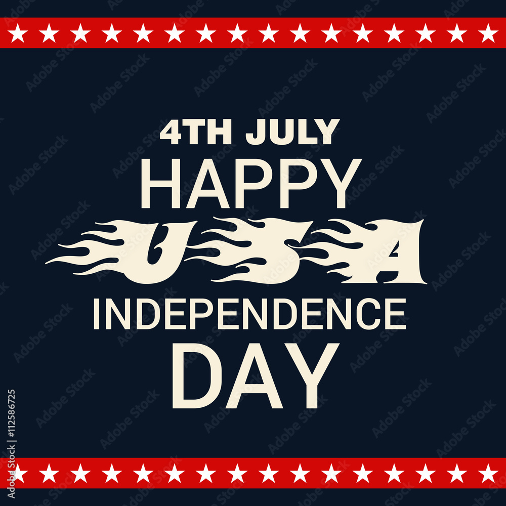 Fototapeta premium 4th of july independence day.