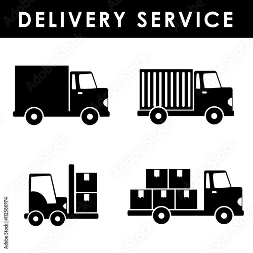 Delivery design. Shipping icon. Flat illustration, vector