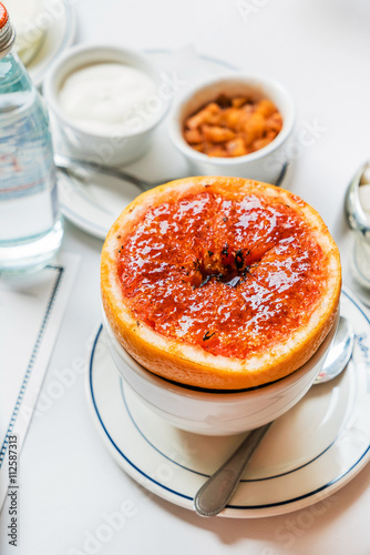 Fotografie roasted grapefruit