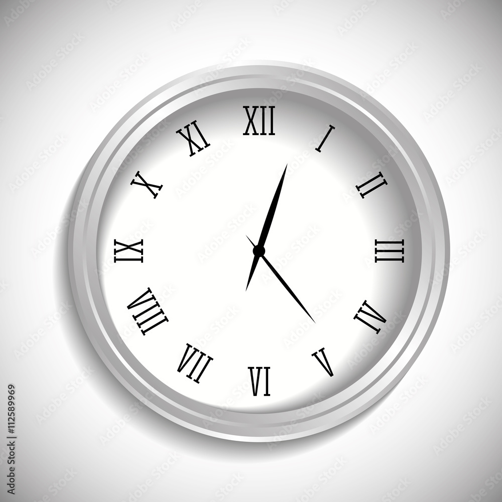 Time design. Clock icon. Flat illustration Time design. Clock icon. Flat illustration