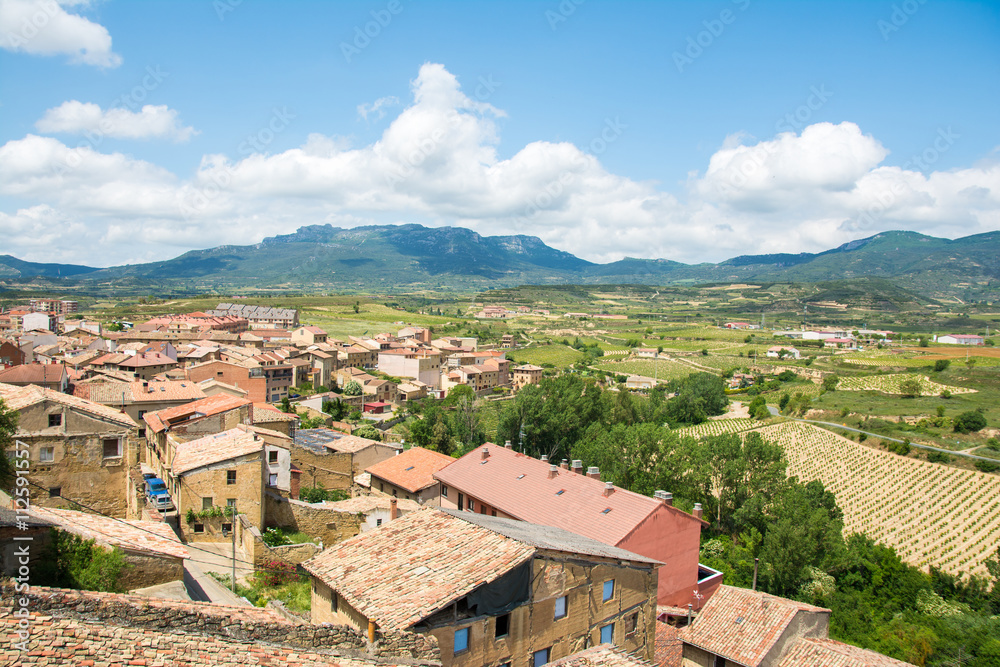 peaceful village of san vicente de la sonsierra, spain