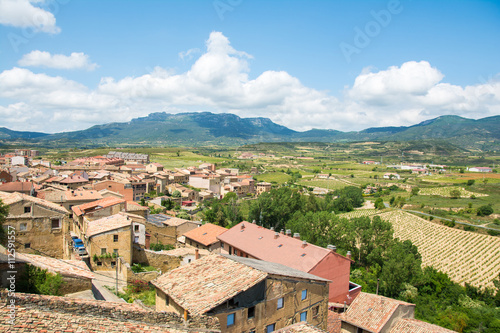 peaceful village of san vicente de la sonsierra, spain