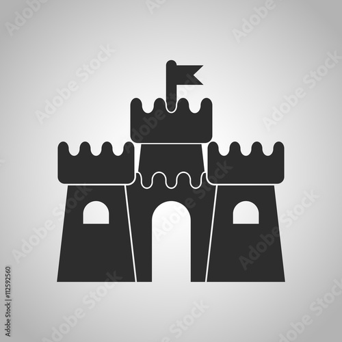sand castle icon